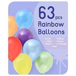 Babyhug Rainbow Balloon Decor Kit Multicolor - Pack of 65