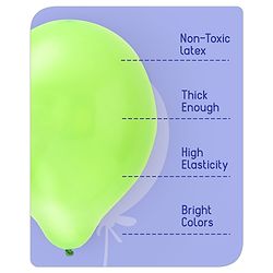 Babyhug Rainbow Balloon Decor Kit Multicolor - Pack of 65