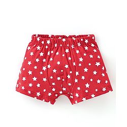 Babyhug 100% Cotton Knit Trunk Stripes & Star Print Pack of 3 - Multicolor