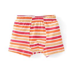 Babyhug 100% Cotton Knit Fruity Print Trunks Pack of 3 - Multicolour