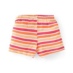 Babyhug 100% Cotton Knit Fruity Print Trunks Pack of 3 - Multicolour