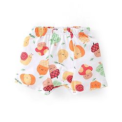 Babyhug 100% Cotton Knit Fruity Print Trunks Pack of 3 - Multicolour