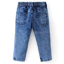 Babyhug Full Sleeves Checkered Shirt & Jeans - Multicolor & Blue