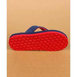 Cute Walk by Babyhug Casual Slip On Flip Flops with Striped & Octopus Print  - Blue