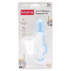 Babyhug 2-in-1 Medicine Dispenser Kit Blue- 2.5 ml