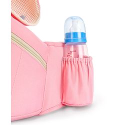 Babyhug Delight Cotton Hip Seat Cum Baby Carrier- Peach