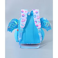 Babyhug Fashion Backpack with Wings - Blue