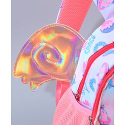 Babyhug Fashion Backpack with Wings - Blue