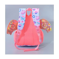 Babyhug Fashion Backpack with Wings - Blue