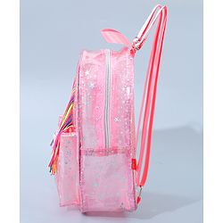 Babyhug Unicorn Fashion Backpack  Free Size - Pink