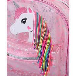 Babyhug Unicorn Fashion Backpack  Free Size - Pink