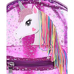 Babyhug Unicorn Fashion Backpack  Free Size - Pink