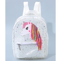 Babyhug Unicorn Fashion Backpack  Free Size - Pink