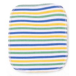 Babyhug Striped Wash Cloths Pack of 6- Multicolor