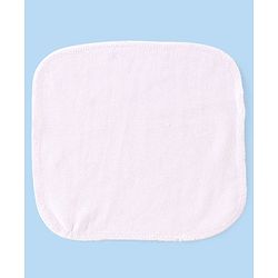Babyhug Solid Colours Wash Clothes Pack of 6- Multicolor