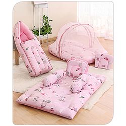 Babyhug Premium Bedding Super Save Combo Set of 3 Duck Print - Blue