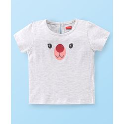 Babyhug 100% Cotton Knit Half Sleeves Tee With Puppy Graphics Pack Of 3- Multicolour