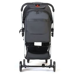 Babyhug Travel Compact Baby Stroller with Reversible Handle Adjustable Backrest & Canopy - Yellow| Concealed Link Brake| Suspension Wheels