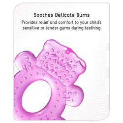 Babyhug Water Filled Teddy Shape Teether - Pink