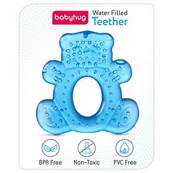 Babyhug Water Filled Teddy Shape Teether - Pink