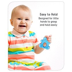 Babyhug Water Filled Teddy Shape Teether - Pink