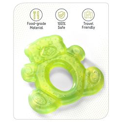 Babyhug Water Filled Teddy Shape Teether - Green