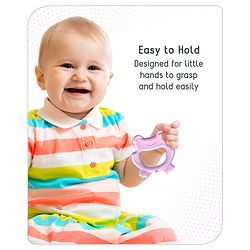 Babyhug Water Filled Frog Shape Teether -Pink