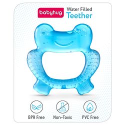 Babyhug Water Filled Frog Shape Teether -Pink