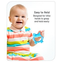 Babyhug Water Filled Frog Shape Teether -Pink