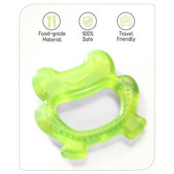 Babyhug Water Filled Frog Shape Teether -Pink