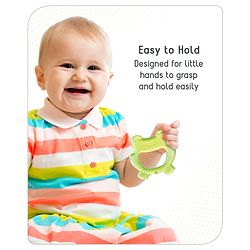 Babyhug Water Filled Frog Shape Teether -Pink