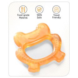Babyhug Water Filled Frog Shape Teether -Pink