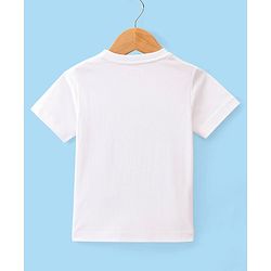 Babyhug Full Sleeves Solid Colour Party Wear Blazer with Graphic Printed T-Shirt - Peach