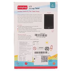 Babyhug LCD Writing Tablet -Black