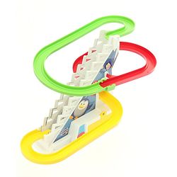 Babyhug Happy Penguin Track Playset with Music & Lights Multicolor |Racing Track With Penguins Climbing & Sliding | Encourage Active Play & Visual Tracking skill Development |Multicolor | BIS Certifed