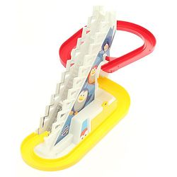 Babyhug Happy Penguin Track Playset with Music & Lights Multicolor |Racing Track With Penguins Climbing & Sliding | Encourage Active Play & Visual Tracking skill Development |Multicolor | BIS Certifed