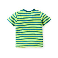 Babyhug 100% Cotton Knit Half Sleeves T-Shirt Stripes & Soccer Ball Graphics Pack Of 3 - Multicolor