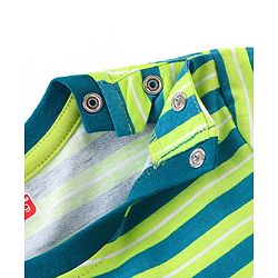 Babyhug 100% Cotton Knit Half Sleeves T-Shirt Stripes & Soccer Ball Graphics Pack Of 3 - Multicolor
