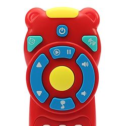Babyhug Musical TV Remote Control Toy - Colour May Vary | Fun Sound & Light Toy for Kids | Encourages Sensory Development | Child-Safe & Non-Toxic | Ideal Gift for 3+ Months | BIS Certified
