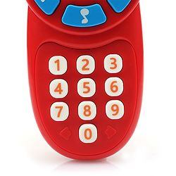 Babyhug Musical TV Remote Control Toy - Colour May Vary | Fun Sound & Light Toy for Kids | Encourages Sensory Development | Child-Safe & Non-Toxic | Ideal Gift for 3+ Months | BIS Certified