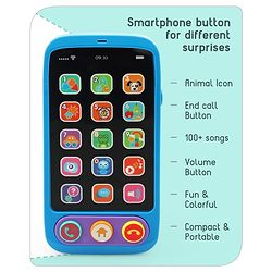 Babyhug Musical Smartphone Toy -(Color & Print May Vary)
