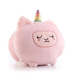 Babyhug Plush Unicorn Eye Mask with Head Rest - Pink