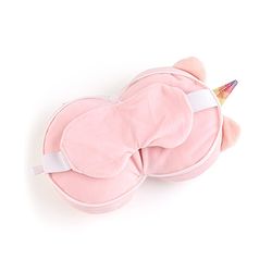 Babyhug Plush Unicorn Eye Mask with Head Rest - Pink