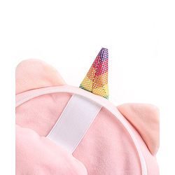 Babyhug Plush Unicorn Eye Mask with Head Rest - Pink