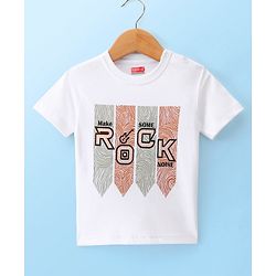 Babyhug Full Sleeves Solid Colour Party Wear Blazer with Graphic Printed T-Shirt - Forest Green