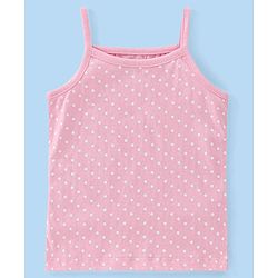 Babyhug 100% Cotton Knit Sleeveless Slips Butterfly Print Pack of 3 - Multicolor