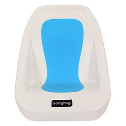 Babyhug Large Size Bath Tub With Bath Tray Animals Print - Off White Blue