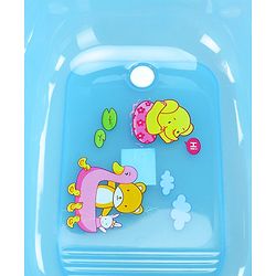 Babyhug Medium Size Bath Tub - Blue Medium (Print May Vary)