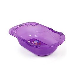 Babyhug Medium Size Bath Tub - Purple Medium (Print May Vary)
