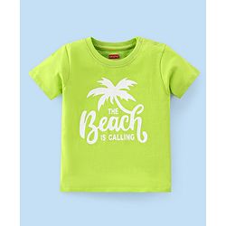 Babyhug Cotton Knit Half Sleeves Beach Print T-Shirts Pack of 7 - Multicolour